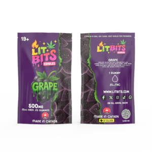 Grape 500mg – Tear Drop Gummies