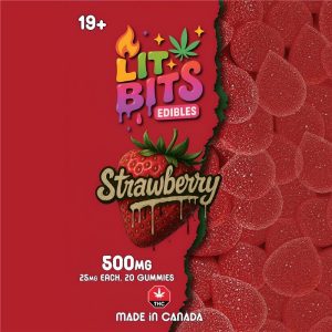 Sweet Strawberry by LitBits – Tear Drop-Shaped Gummies